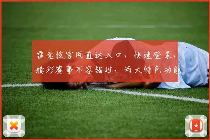 雷竞技官网直达入口，快速登录，精彩赛事不容错过，两大特色功能助力体验